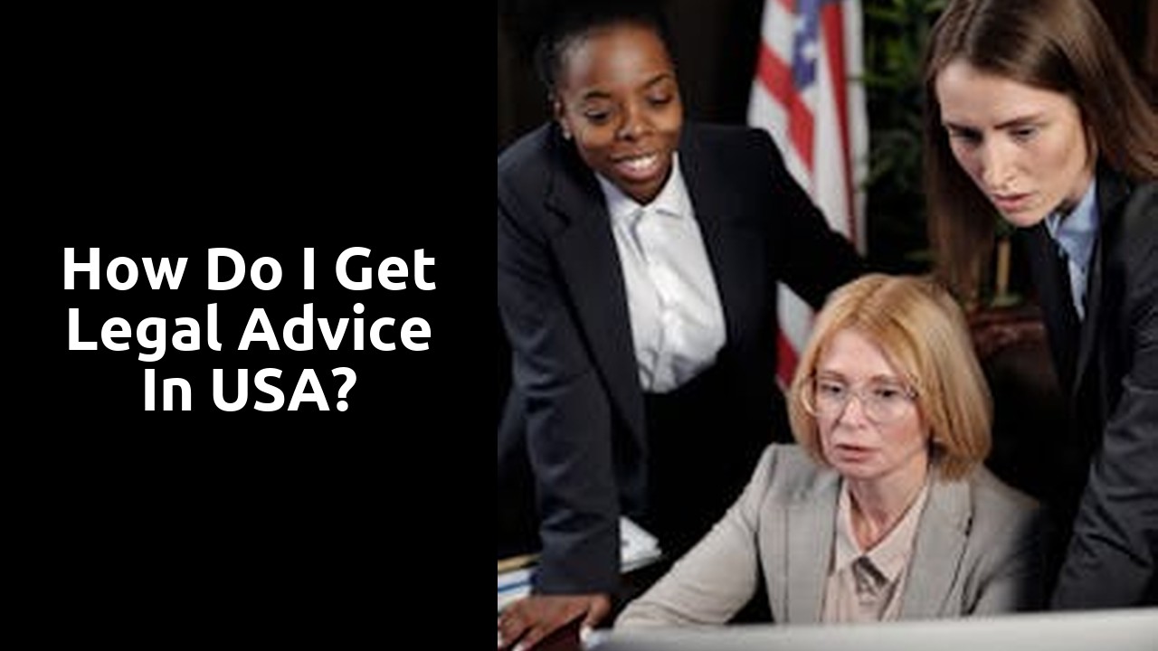 How do I get legal advice in USA?