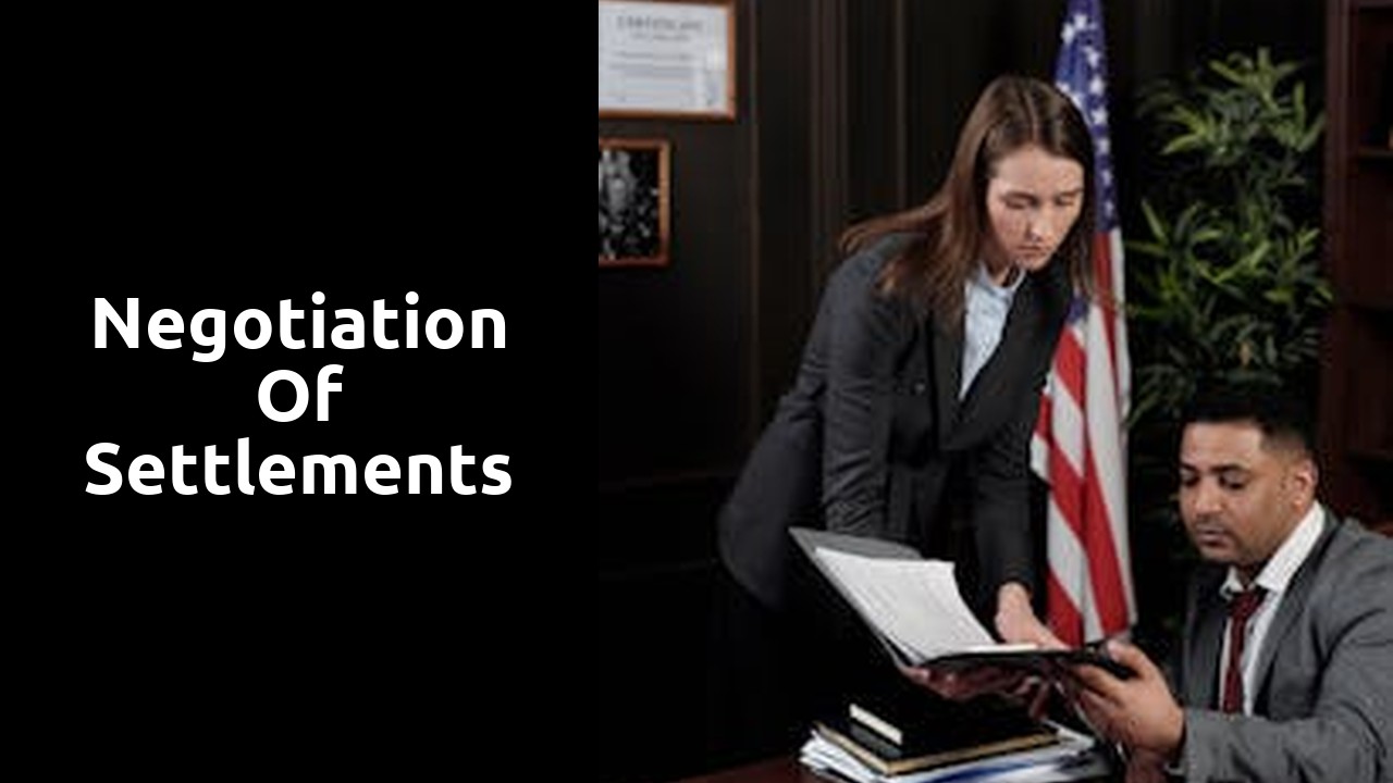 Negotiation of settlements